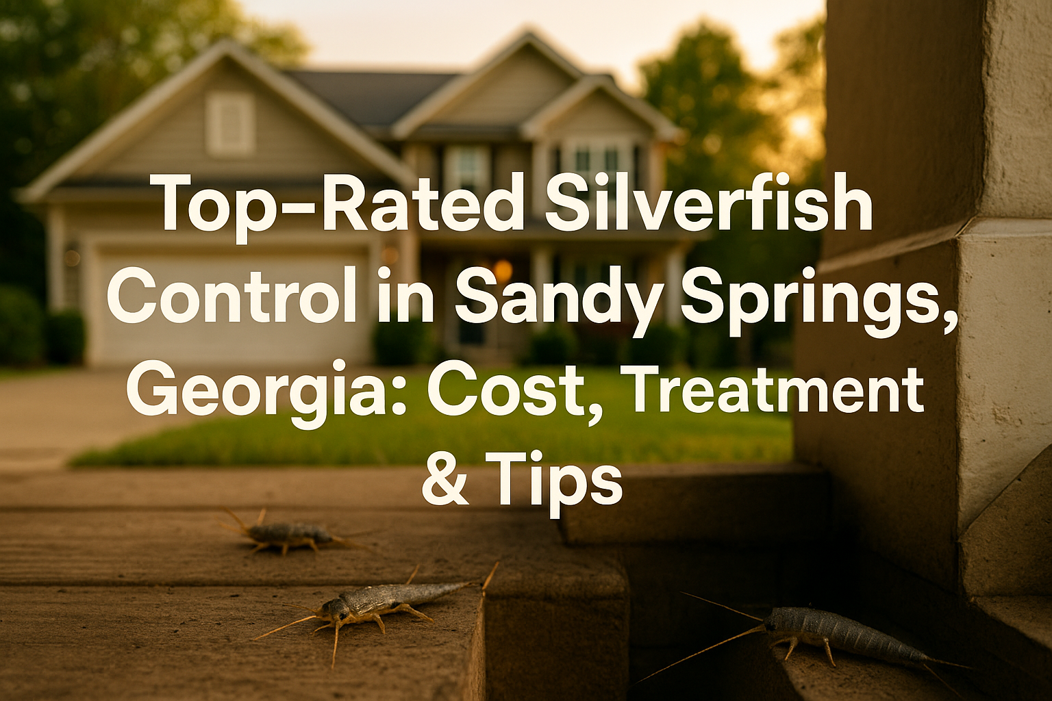 Silverfish Control in Sandy Springs, Georgia