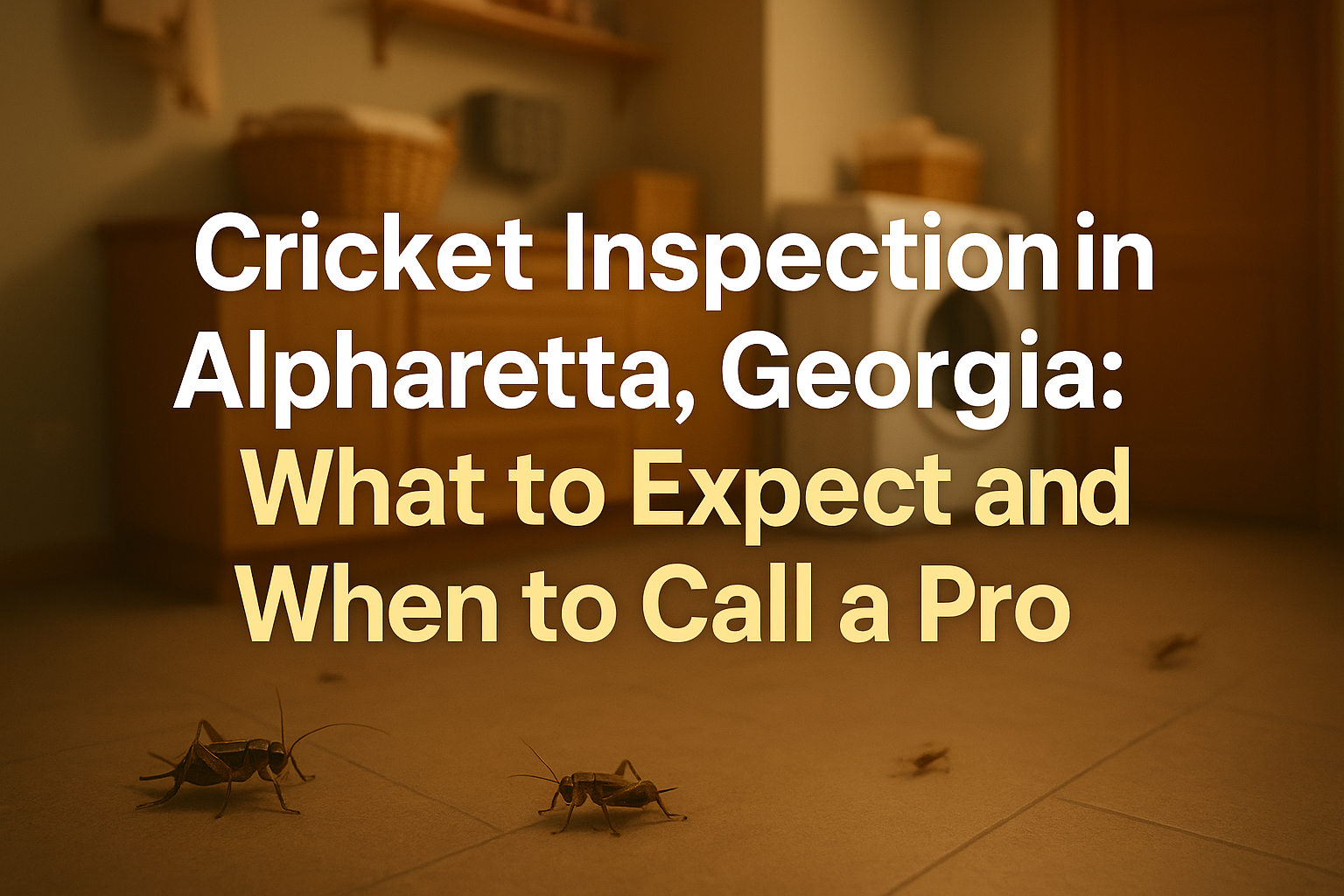 Cricket inspection service in Alpharetta GA home