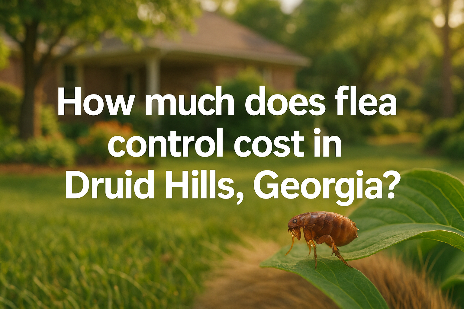 Flea Control Cost in Druid Hills, Georgia
