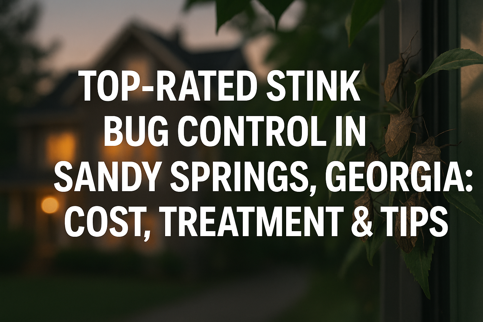 Stink Bug Control in Sandy Springs, Georgia