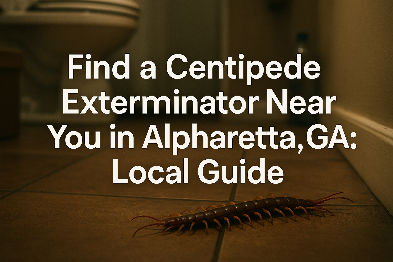 Centipede Exterminator Near You in Alpharetta, GA