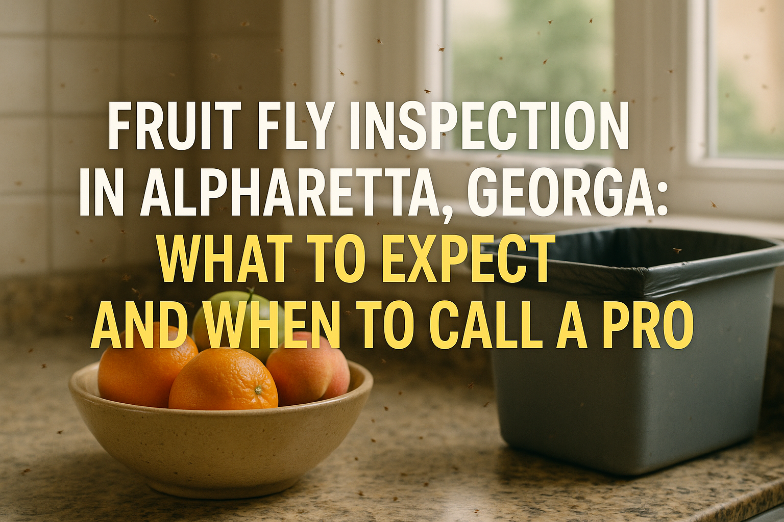 Fruit Fly Inspection in Alpharetta, Georgia