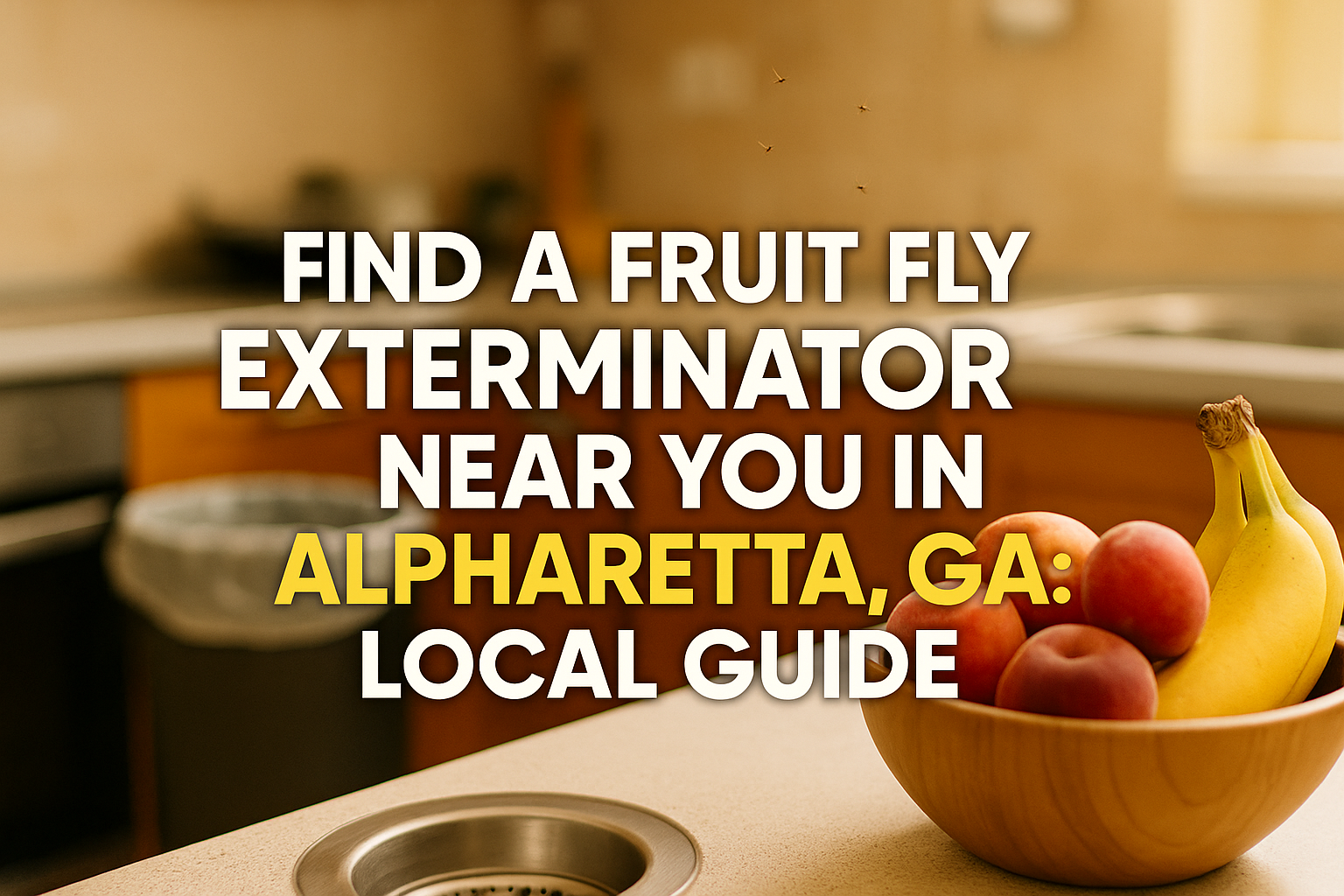 Fruit Fly Exterminator Near You in Alpharetta, GA