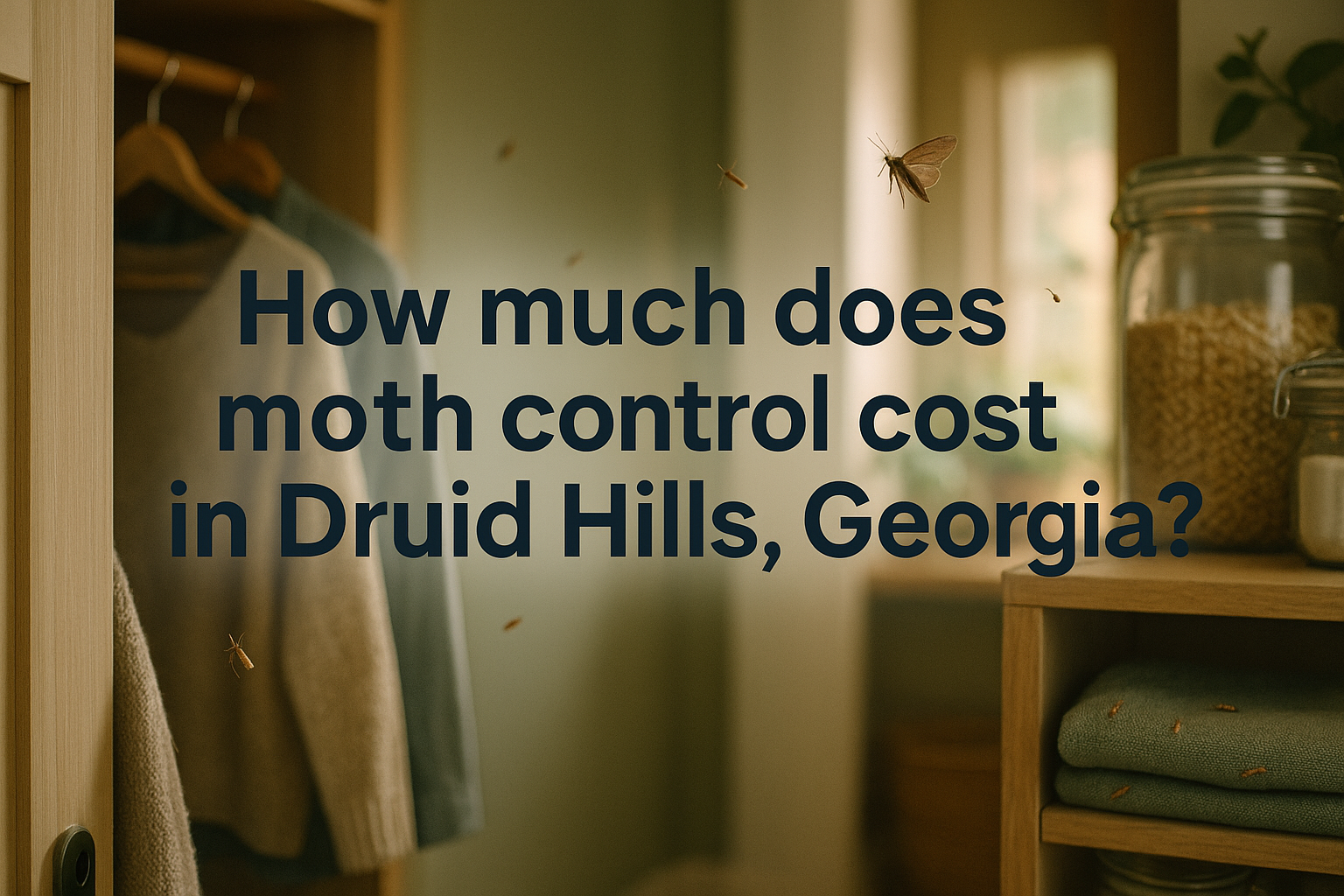 Moth Control Cost in Druid Hills, Georgia