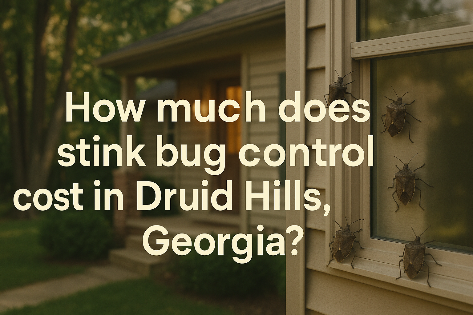Stink Bug Control Cost in Druid Hills, Georgia