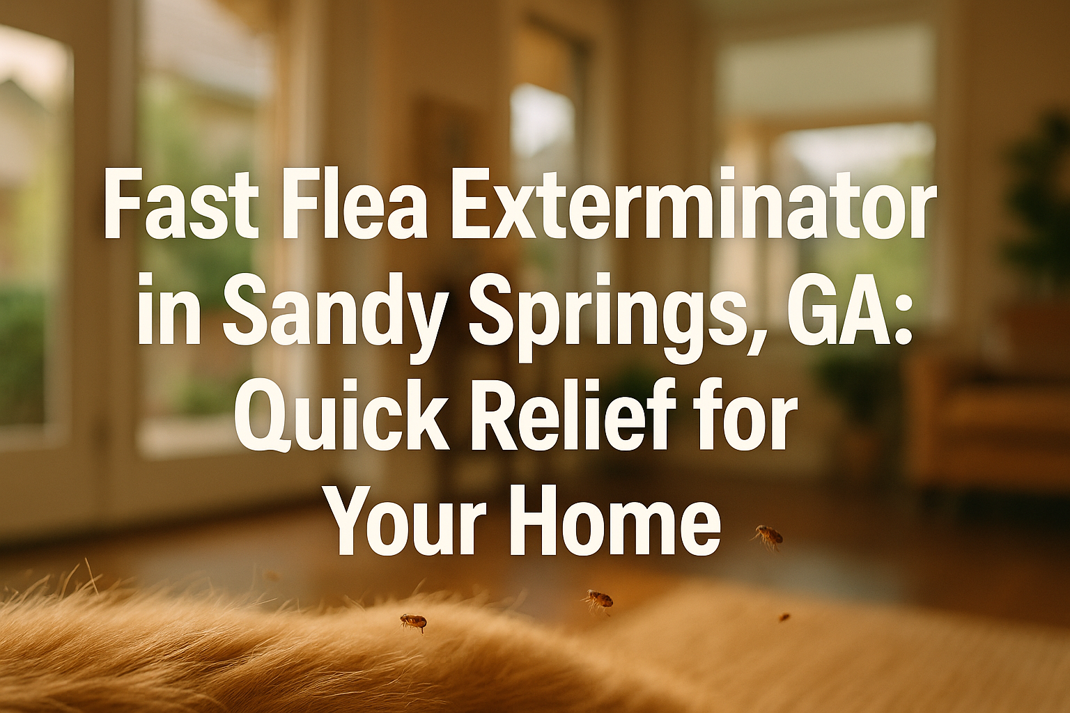 Flea Exterminator in Sandy Springs, GA