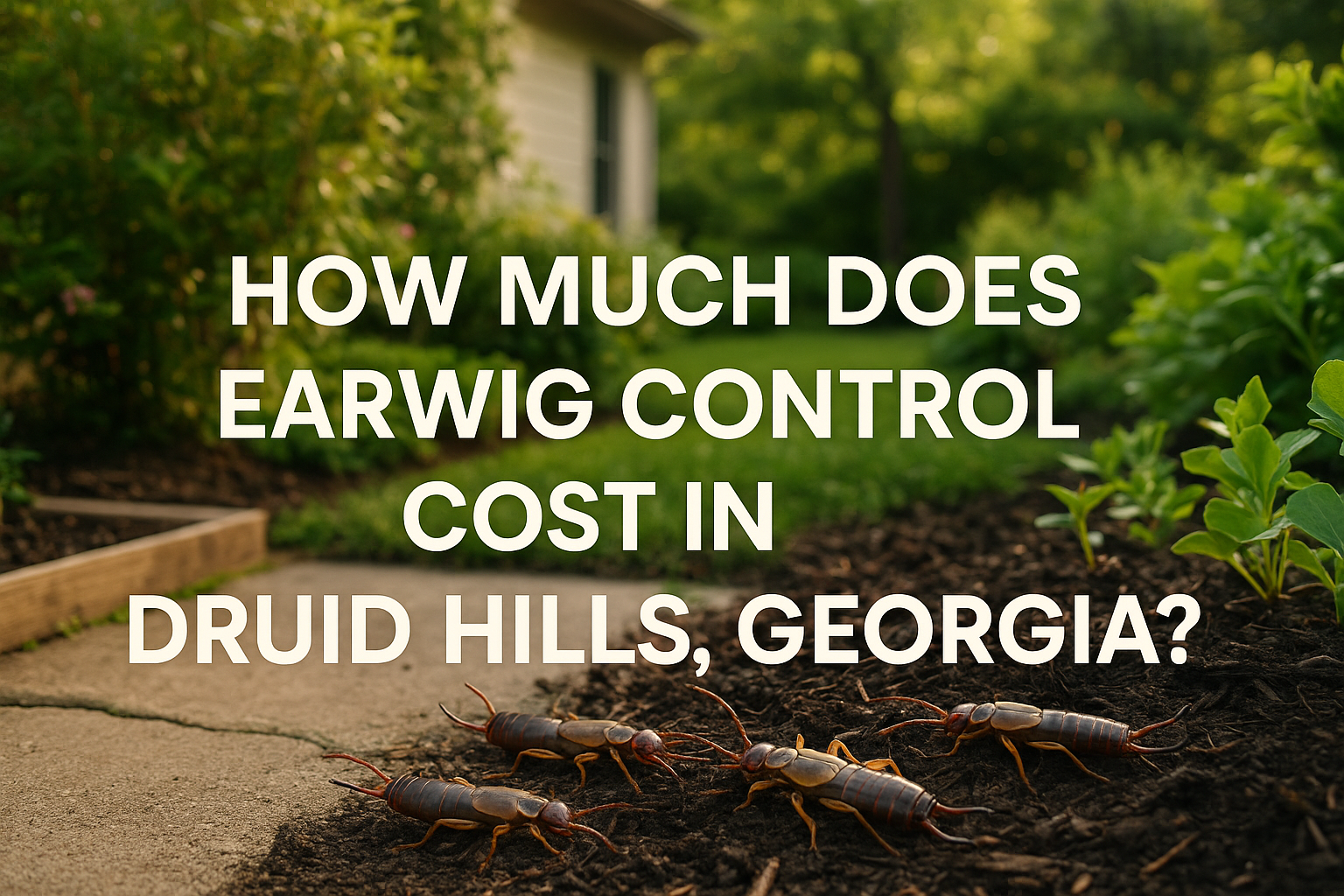 Earwig Control Cost in Druid Hills, Georgia