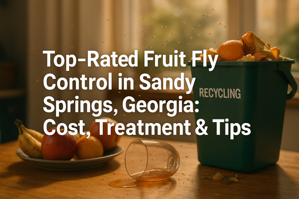Top-Rated Fruit Fly Control in Sandy Springs, Georgia: Cost, Treatment & Tips
