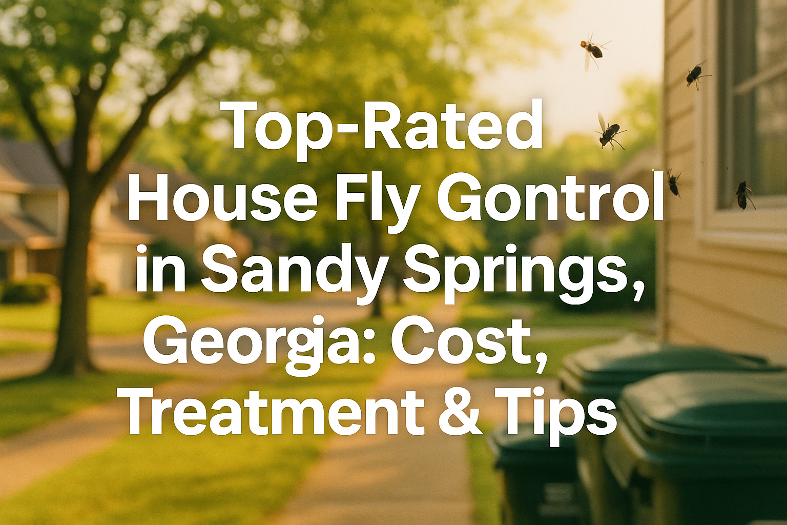 House Fly Control in Sandy Springs, Georgia