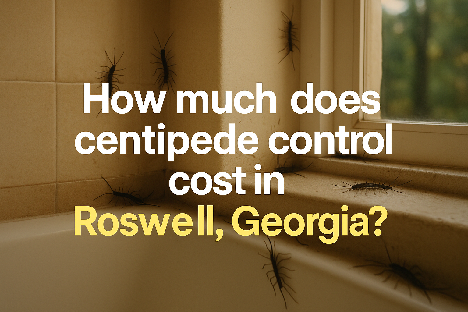 Centipede Control Cost in Roswell, Georgia