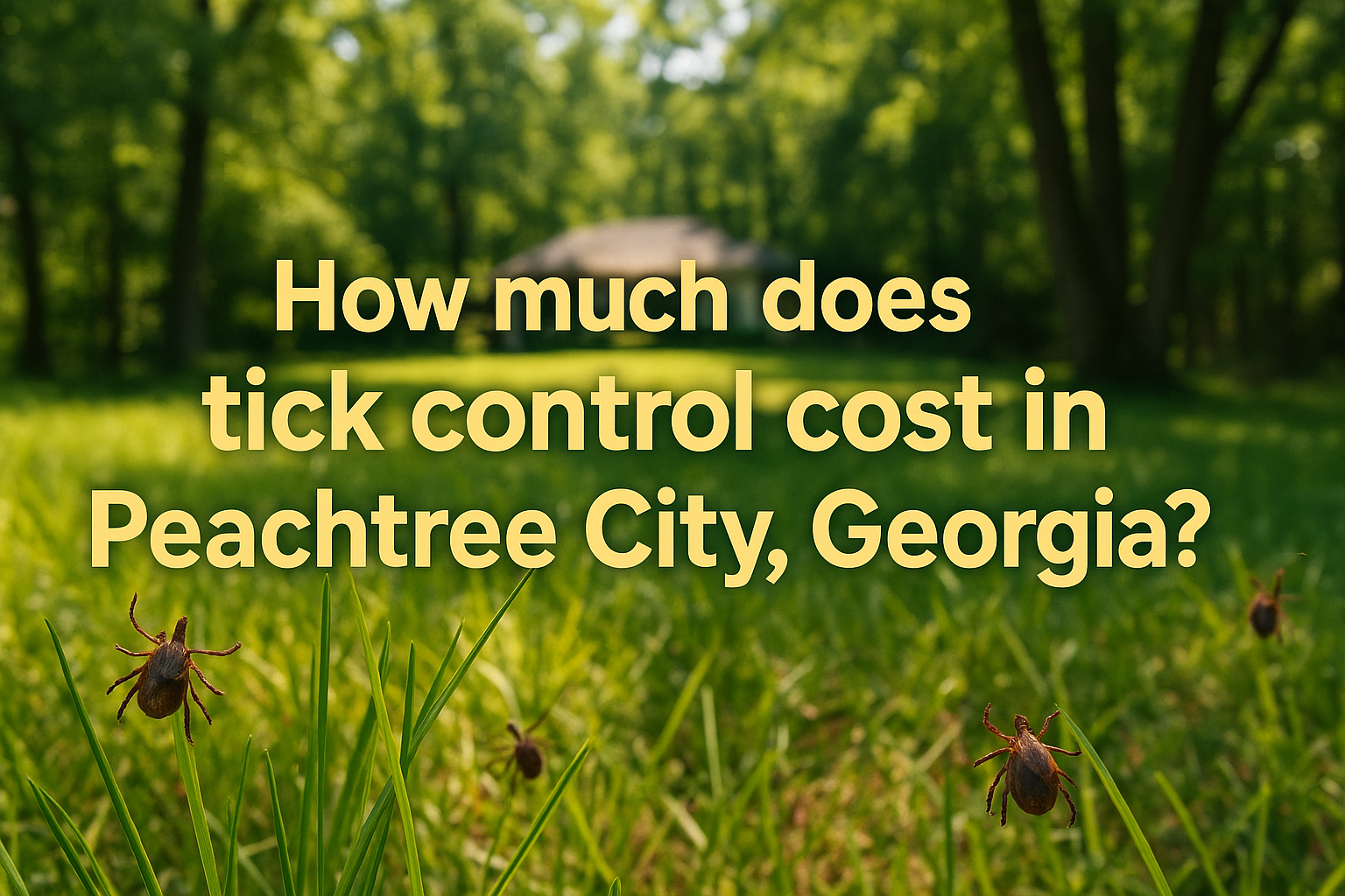 Tick Control Cost in Peachtree City, Georgia