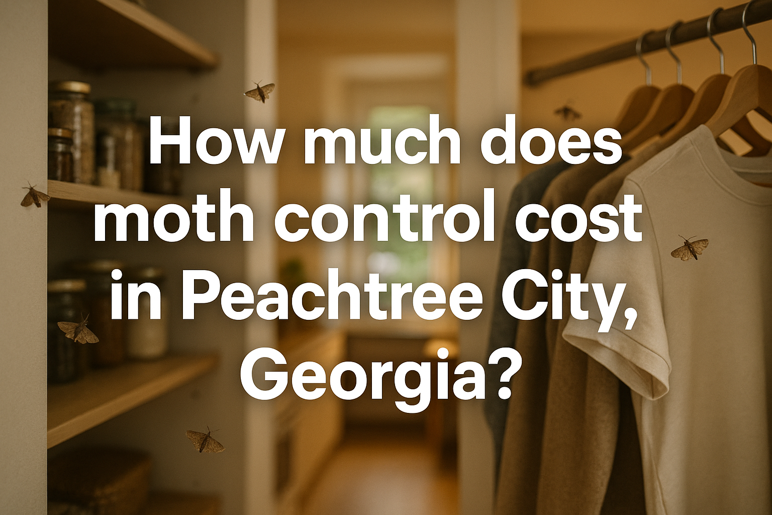 Moth Control Cost in Peachtree City, Georgia