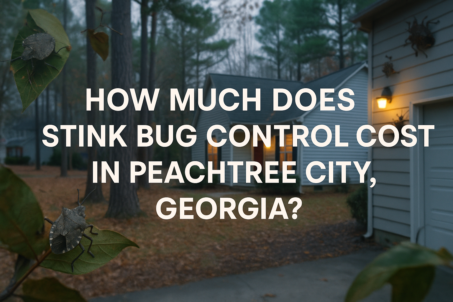 Stink Bug Control cost in Peachtree City, Georgia