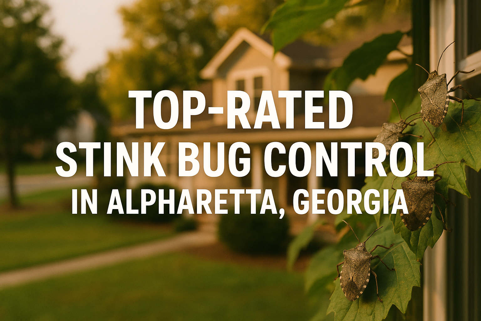 Top Rated Stink Bug Control in Alpharetta, Georgia