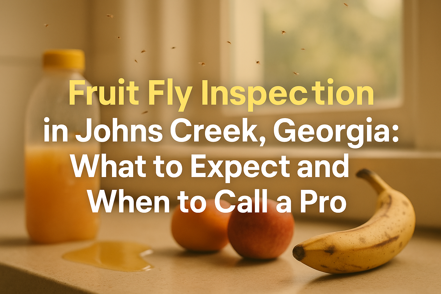 Fruit Fly Inspection in Johns Creek, Georgia