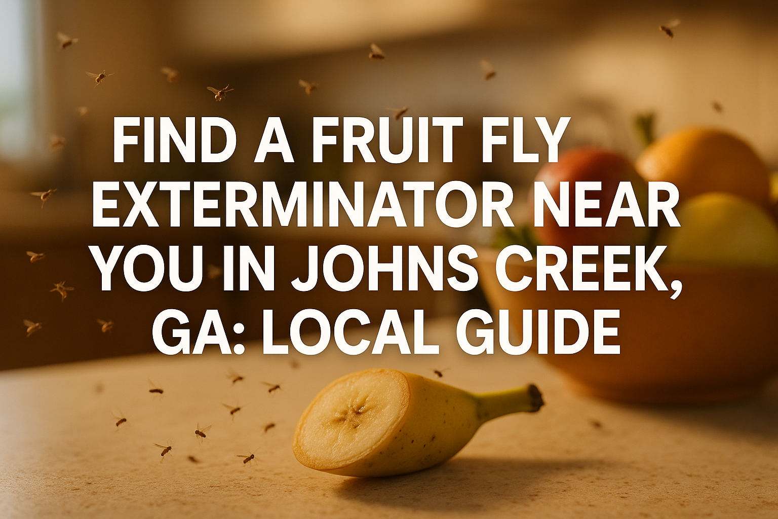 Fruit Fly Exterminator Near You in Johns Creek, GA