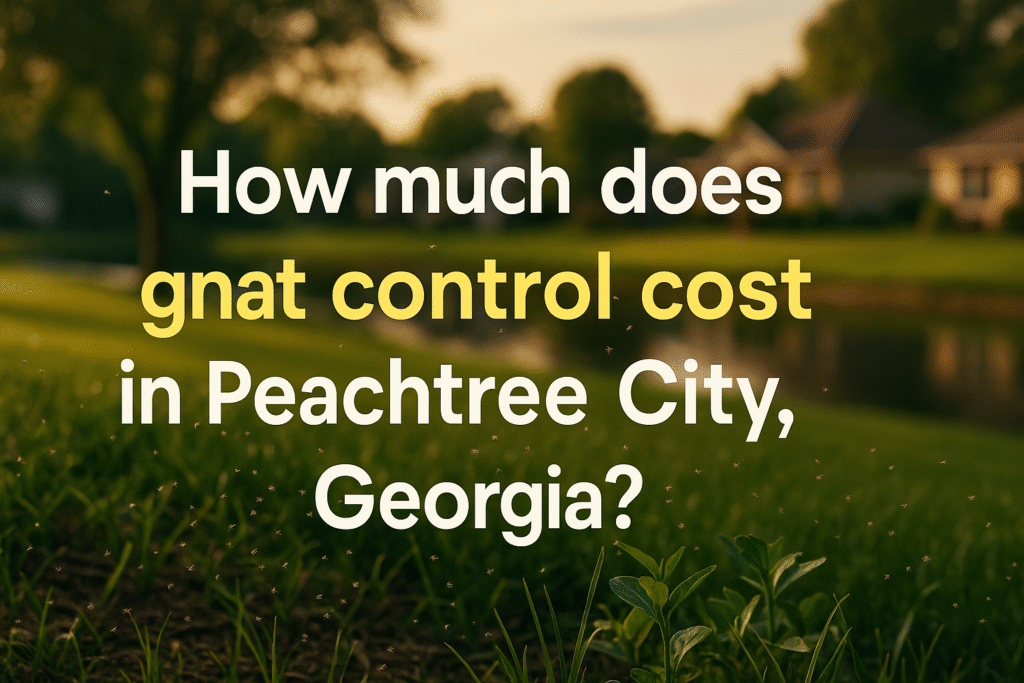 How much does Gnat Control Cost in Peachtree City, Georgia?