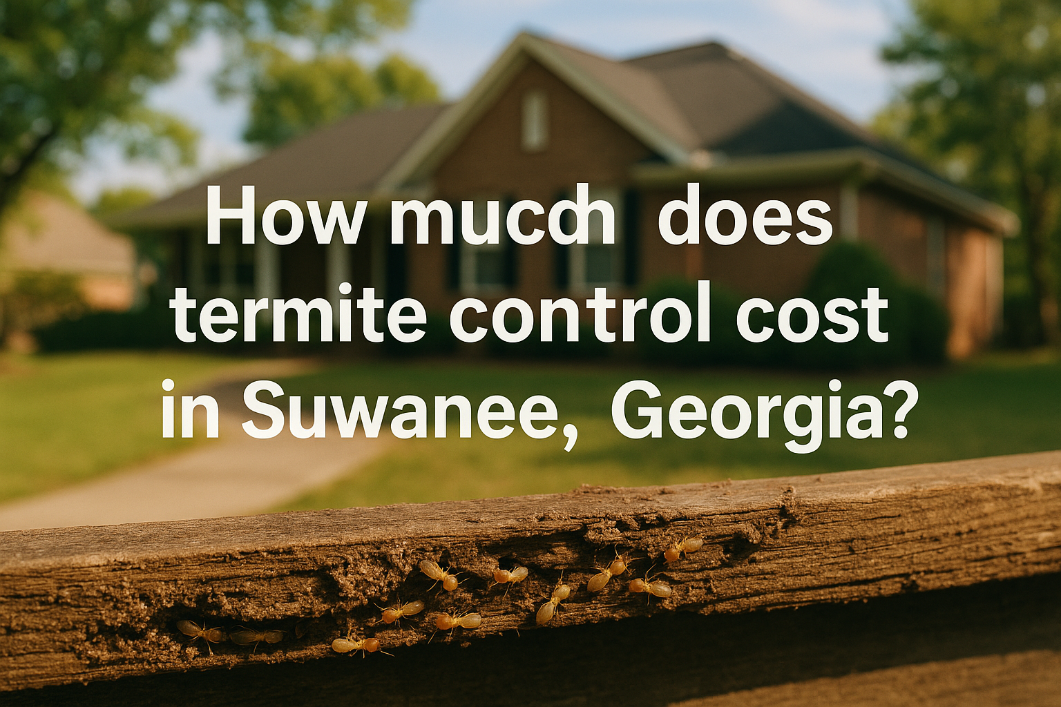 Termite Control Cost in Suwanee, Georgia