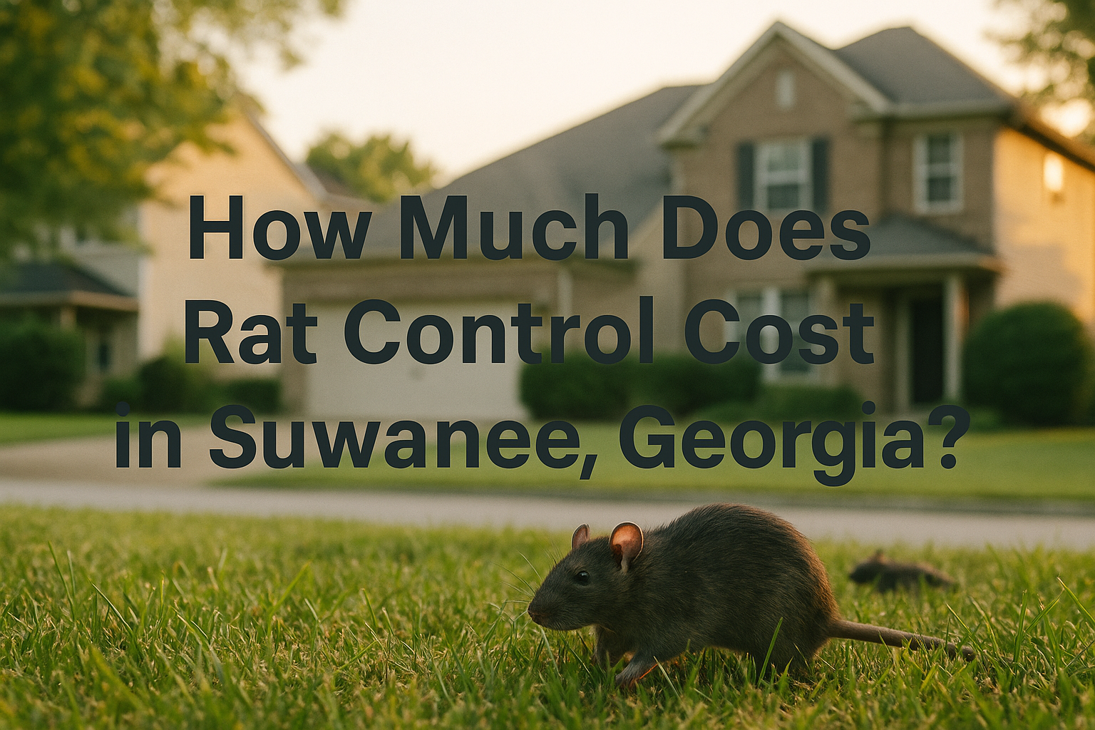 Rat Control Cost in Suwanee, Georgia