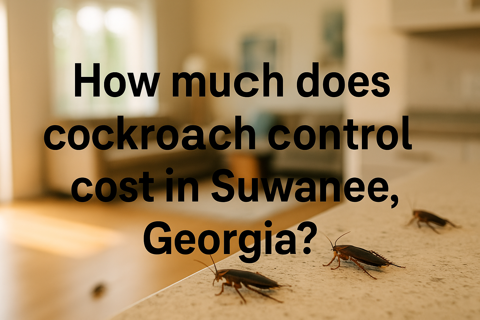 Cockroach Control Cost in Suwanee, Georgia