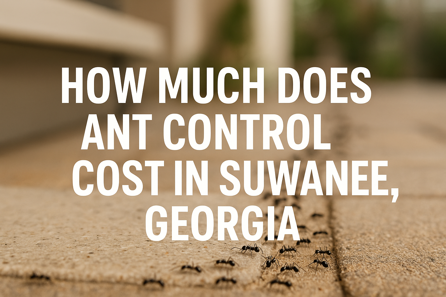 Ant Control Cost in Suwanee, Georgia