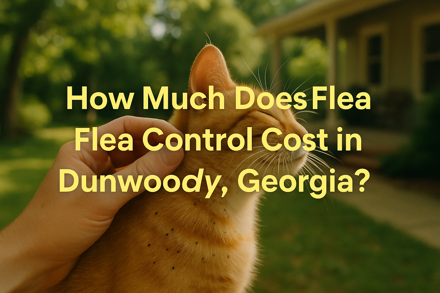 Flea Control Cost in Dunwoody, Georgia