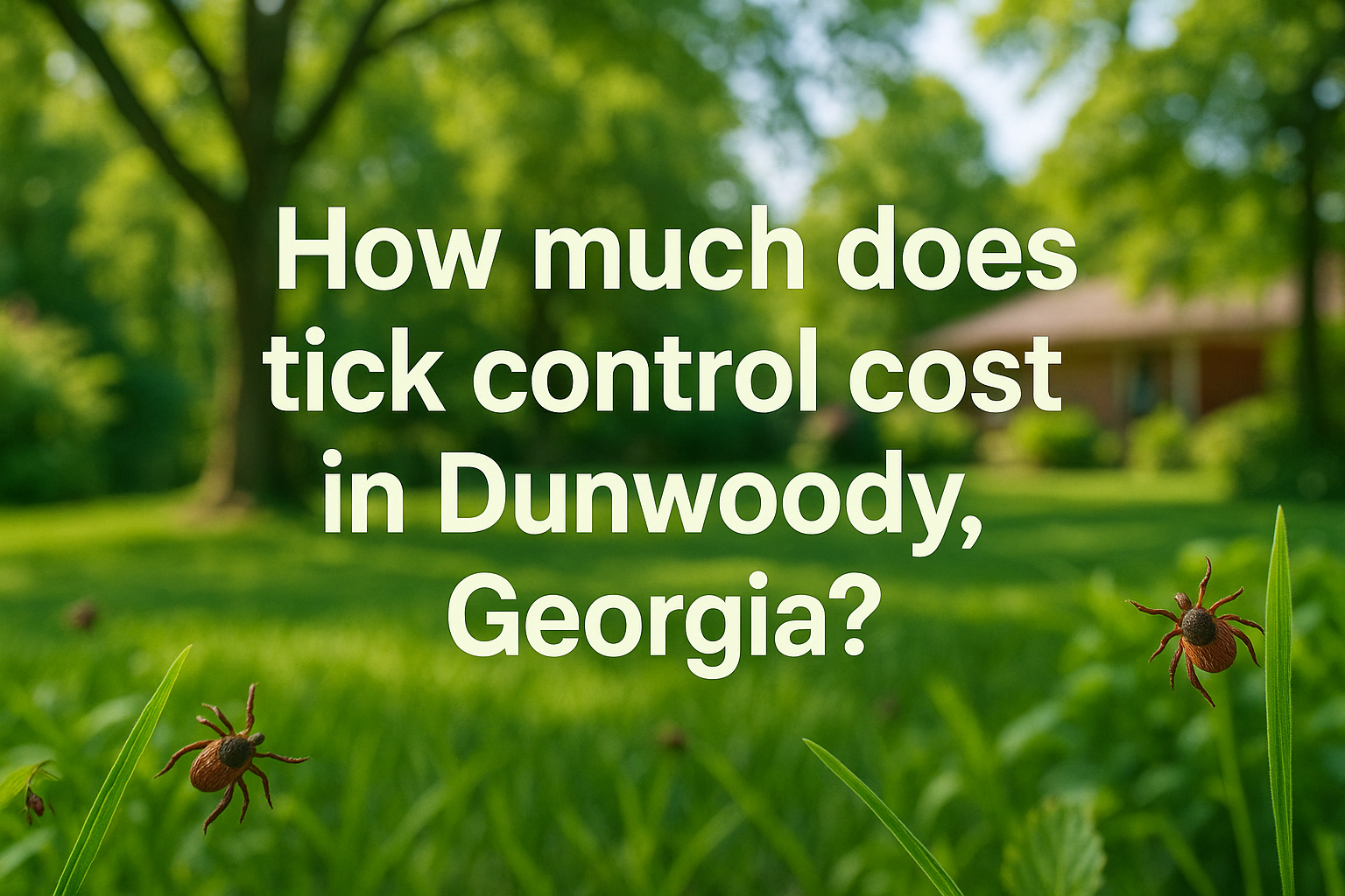 Tick Control Cost in Dunwoody, Georgia