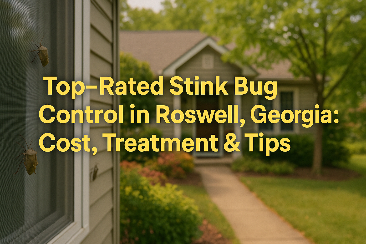 Stink Bug Control in Roswell, Georgia