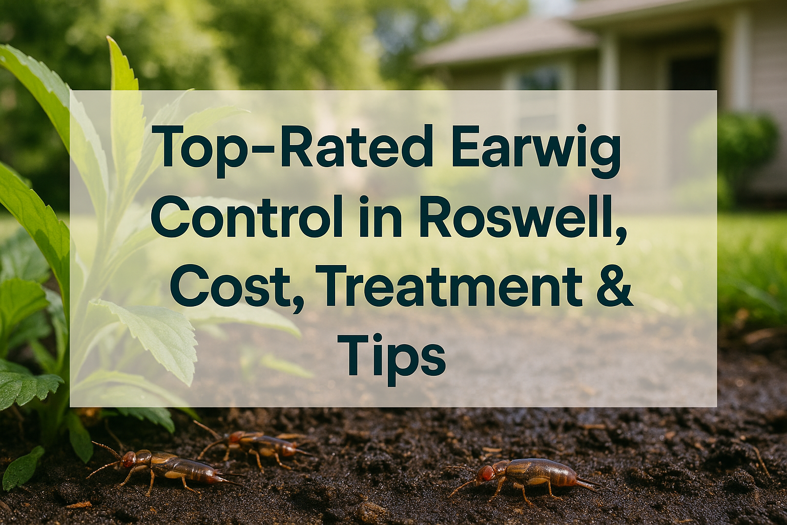 Top Rated Earwig Control in Roswell, Georgia
