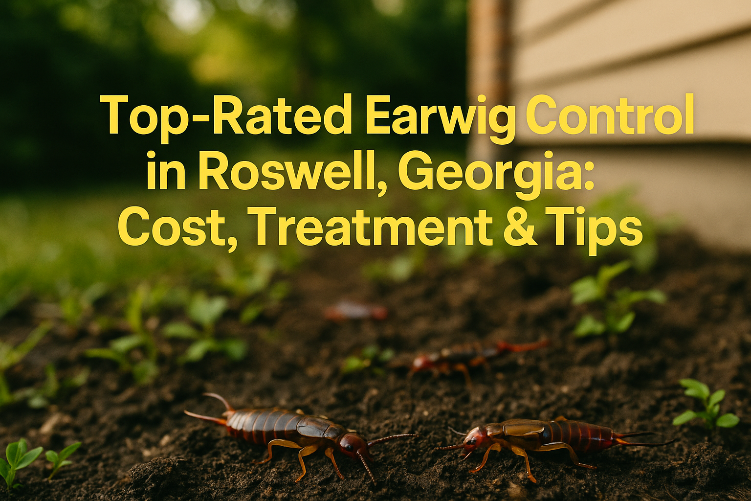 Earwig Control in Roswell, Georgia