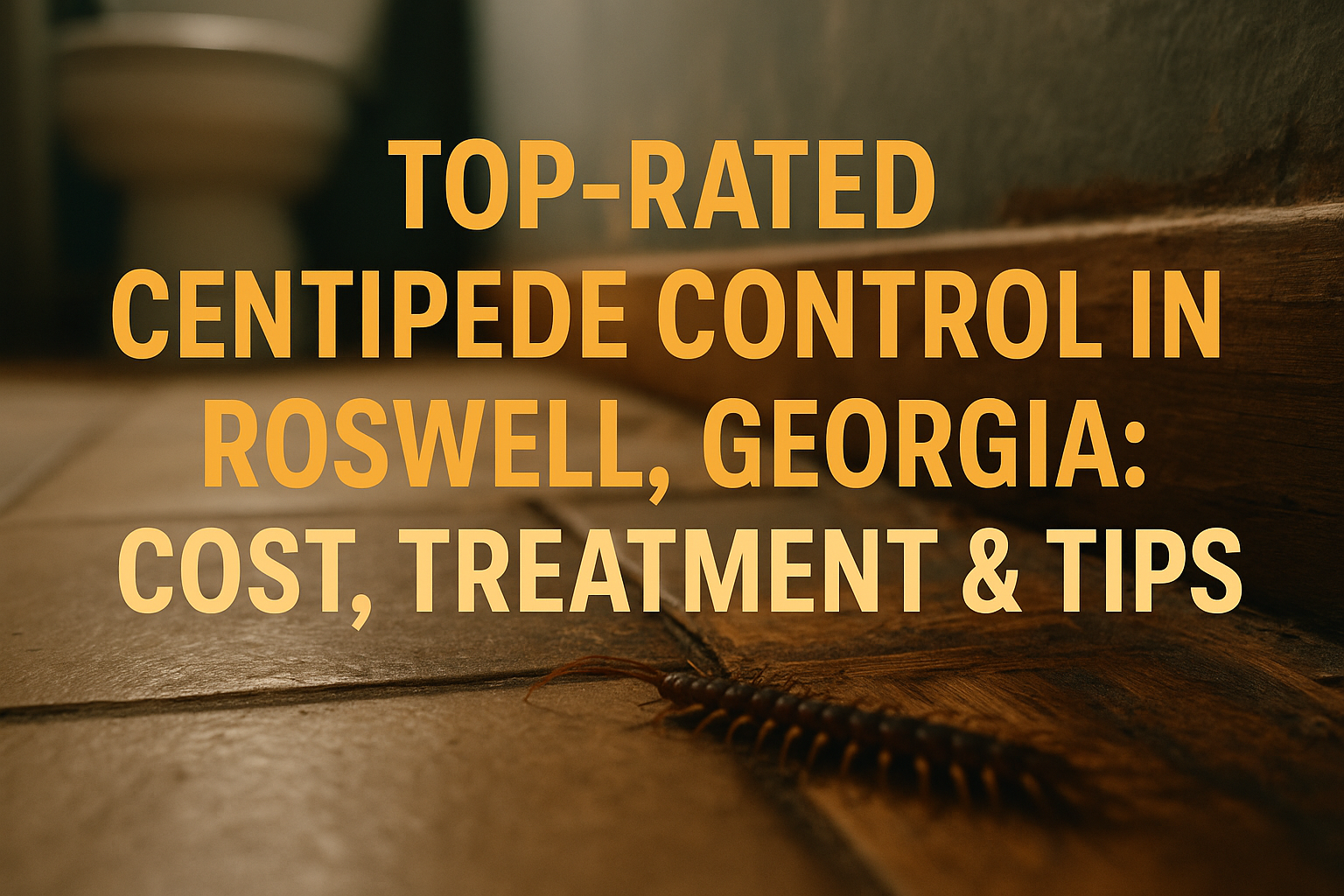 Professional centipede control Roswell home service