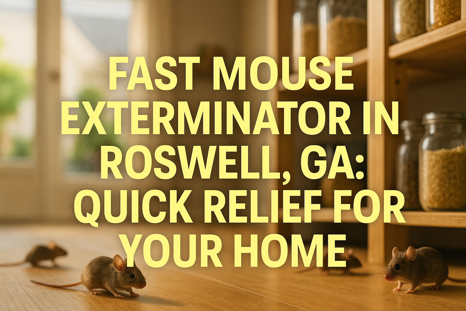 Fast Mouse Exterminator in Roswell, GA