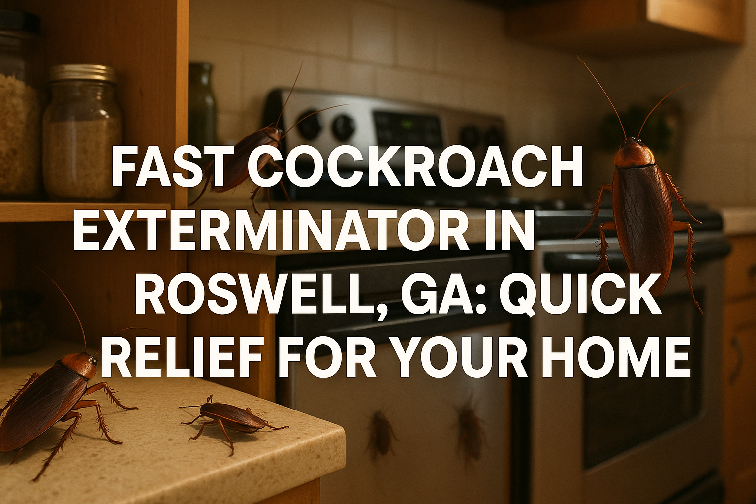 Cockroach Exterminator in Roswell, GA