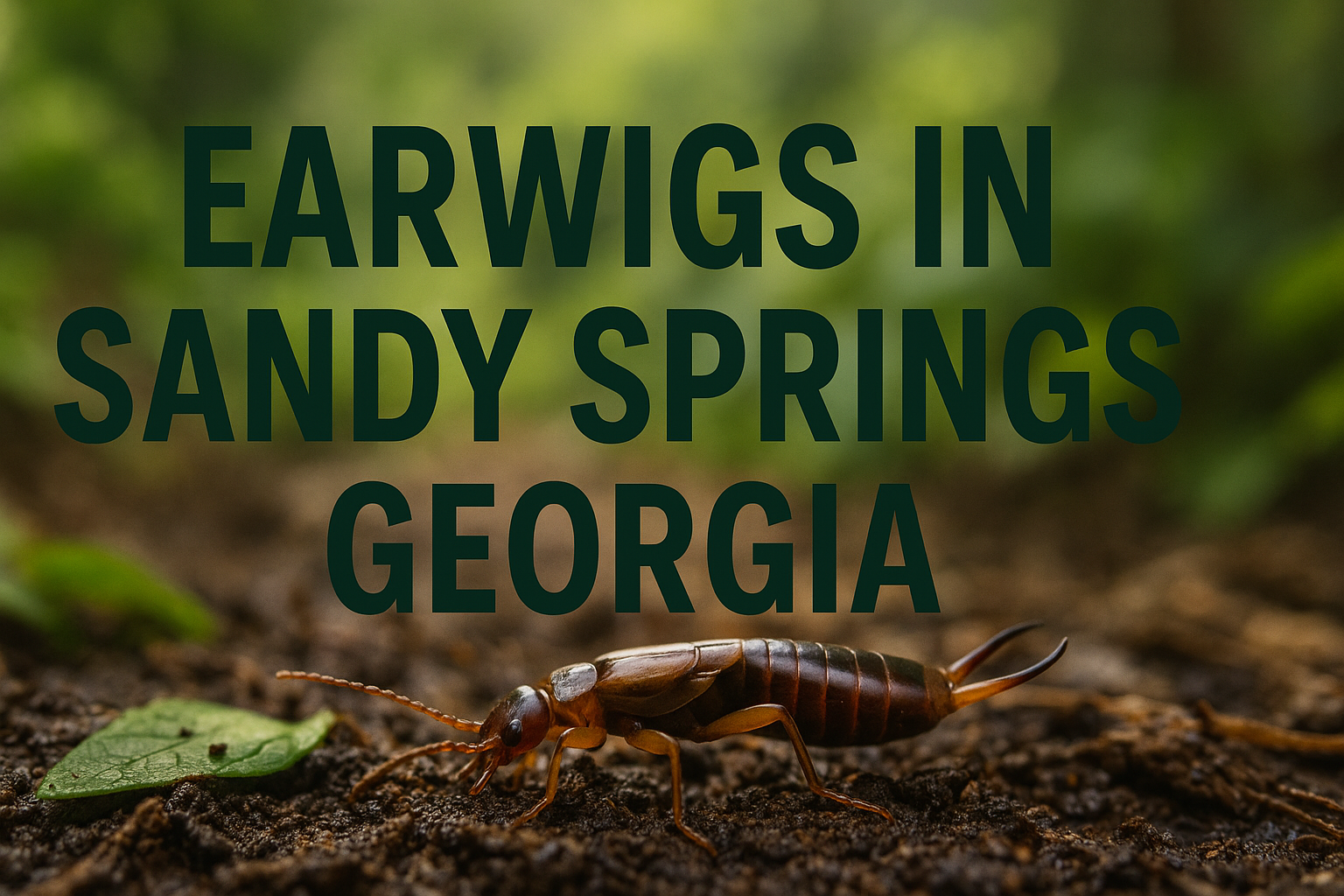 Earwig Exterminator Near You in Sandy Springs, GA