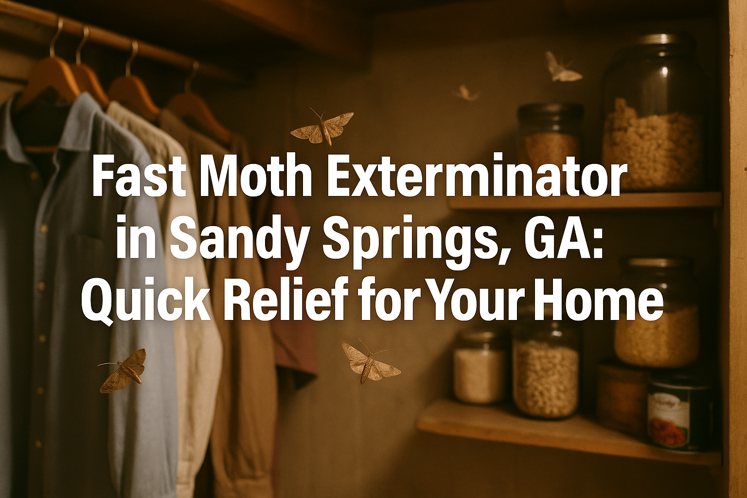 Fast moth exterminator in Sandy Springs GA