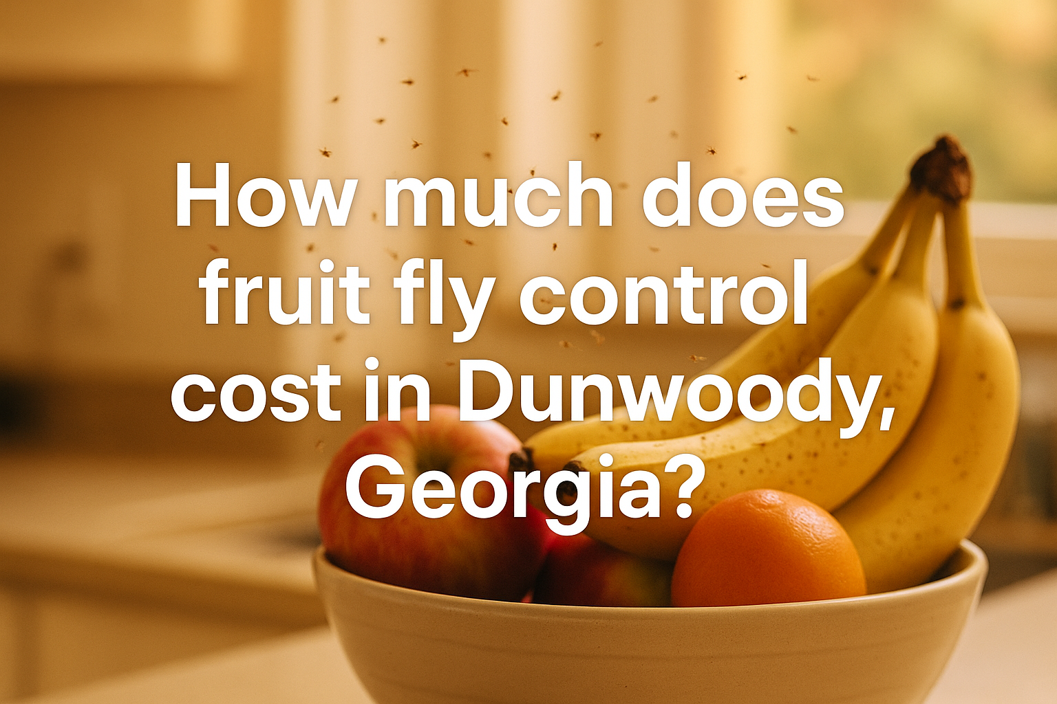 How much does Fruit Fly Control Cost in Dunwoody, Georgia?