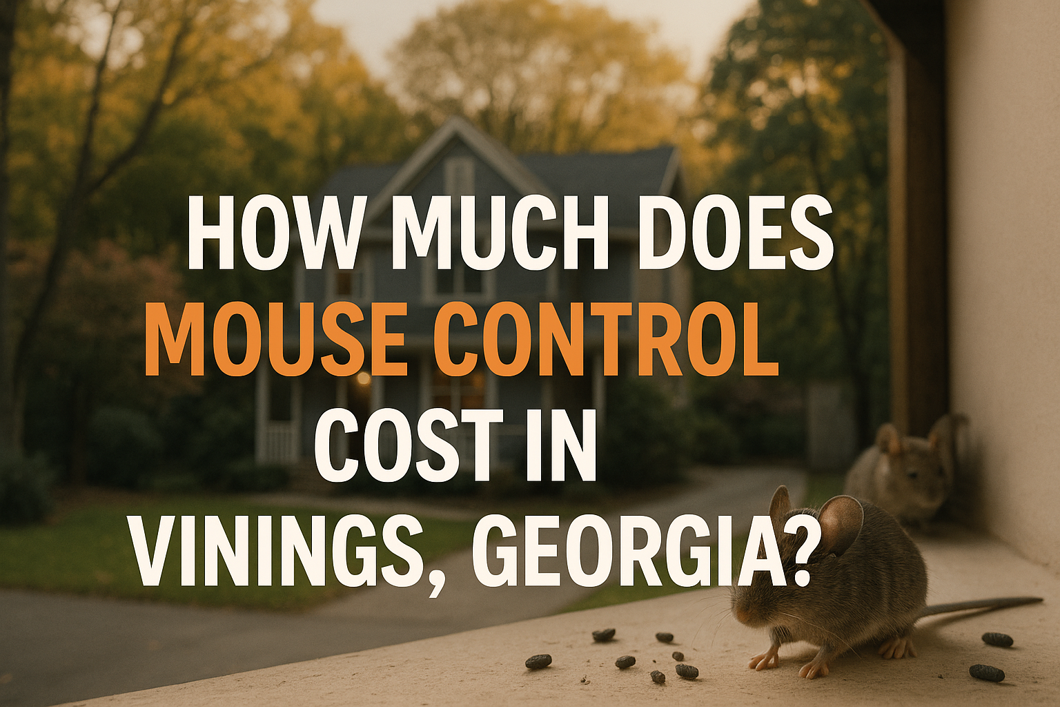 Mouse Control Cost in Vinings, Georgia