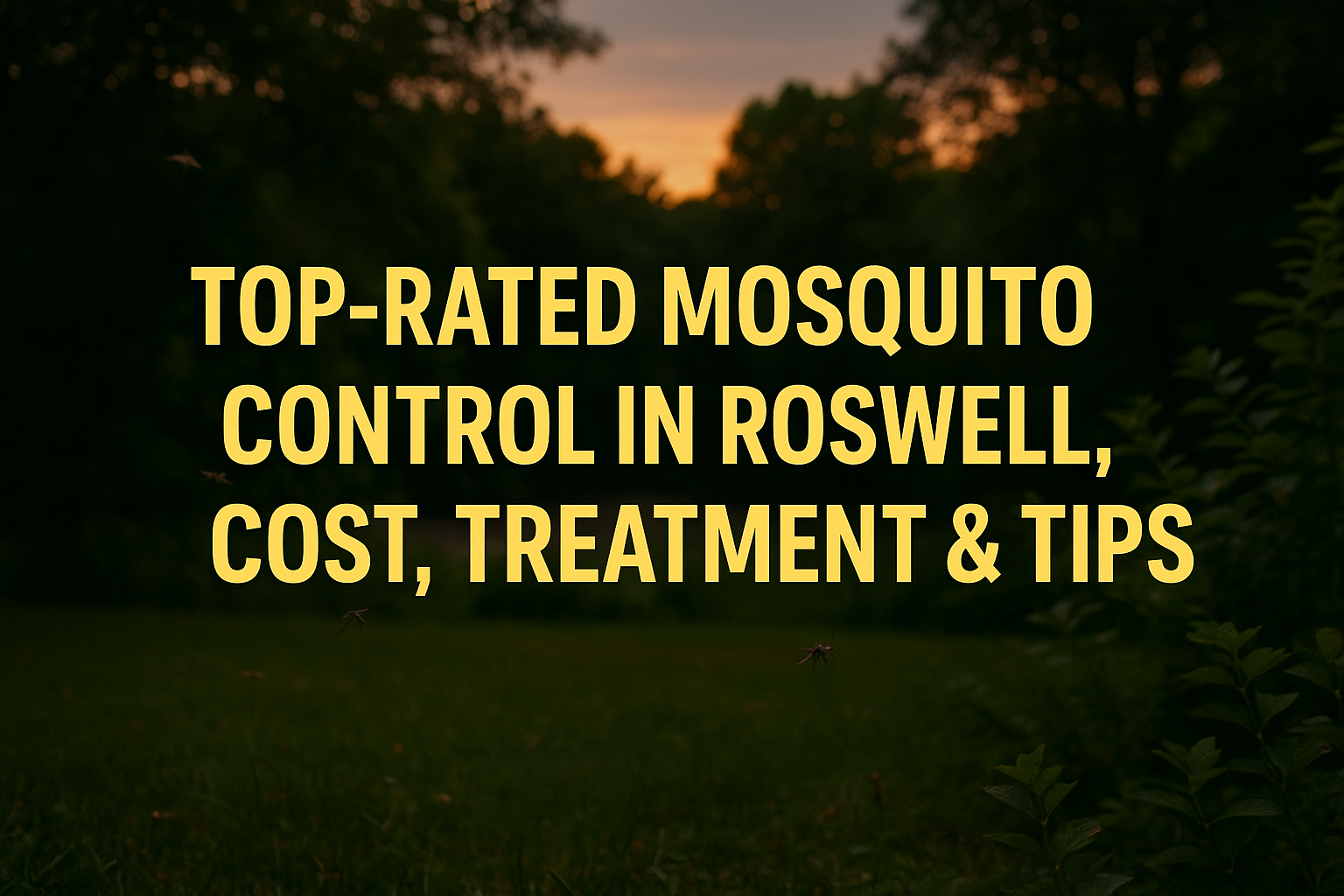 Mosquito Control in Roswell, Georgia