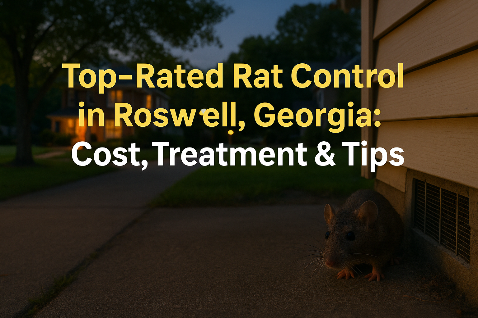 Top Rated Rat Control in Roswell, Georgia