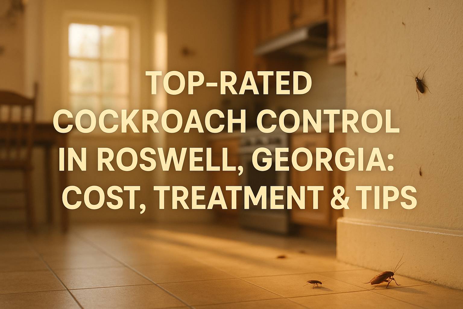 Top Rated Cockroach Control in Roswell, Georgia