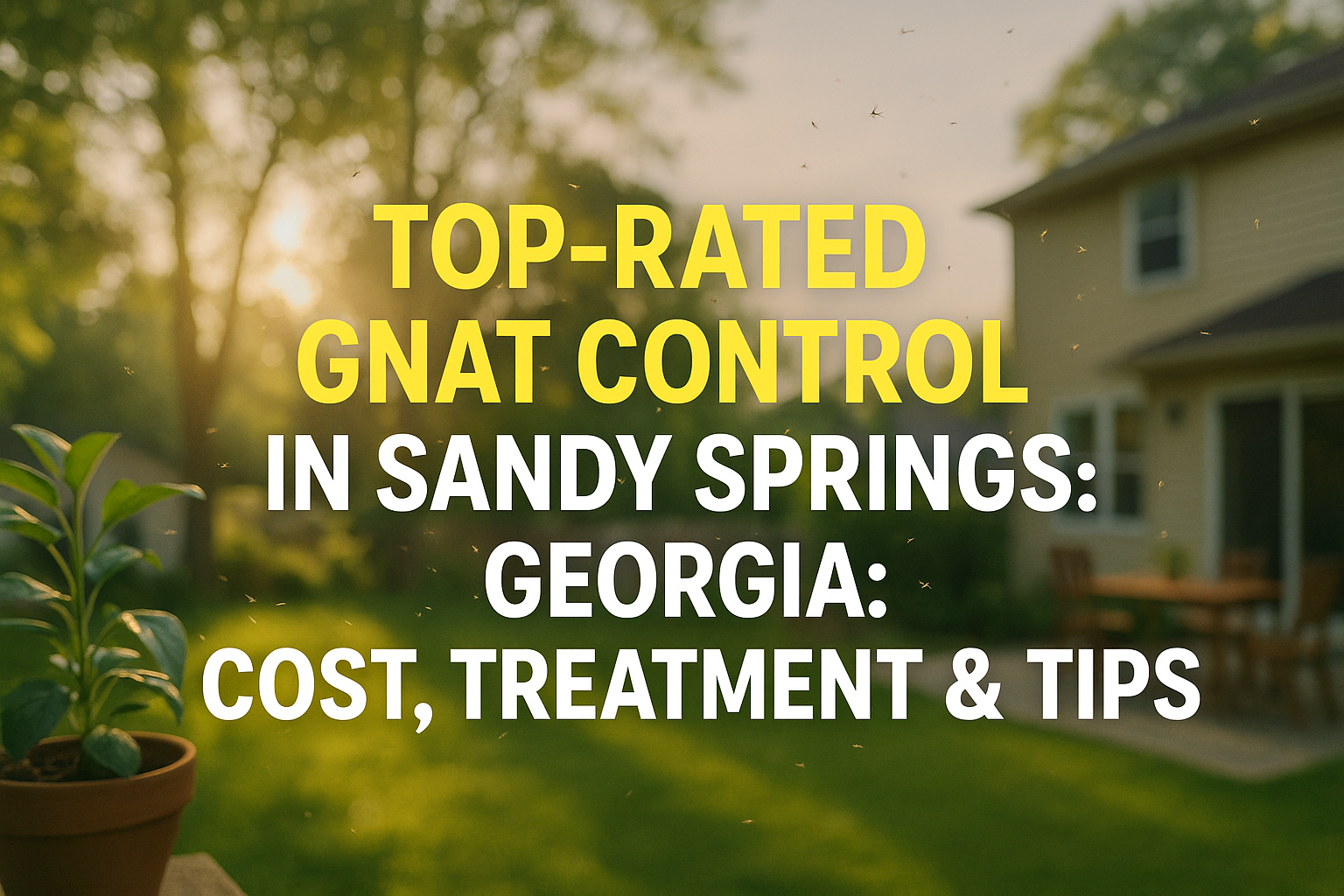 Top-Rated Gnat Control in Sandy Springs, Georgia: Cost, Treatment & Tips