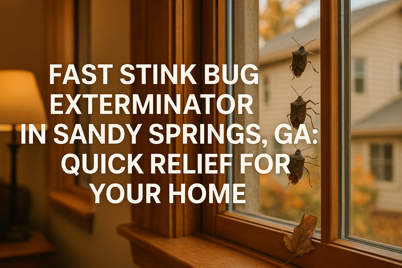 Fast Stink Bug Exterminator in Sandy Springs, GA