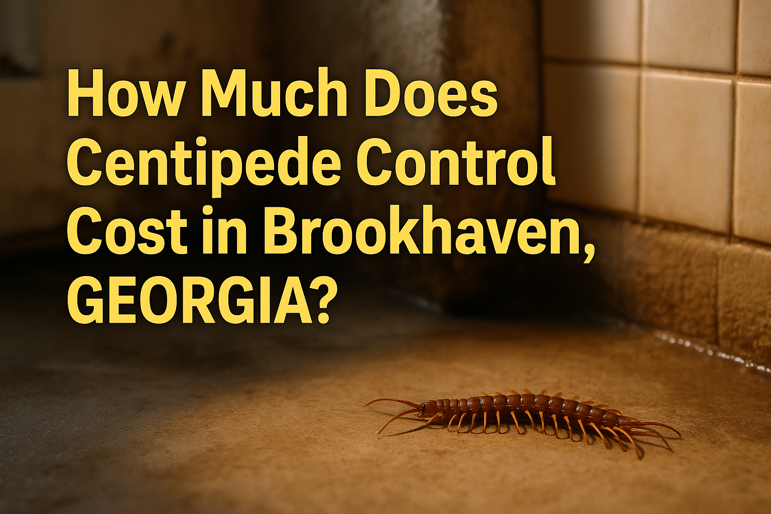 Centipede Control Cost in Brookhaven, Georgia