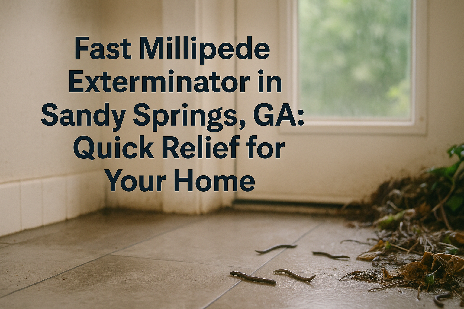 Millipede Exterminator in Sandy Springs, GA