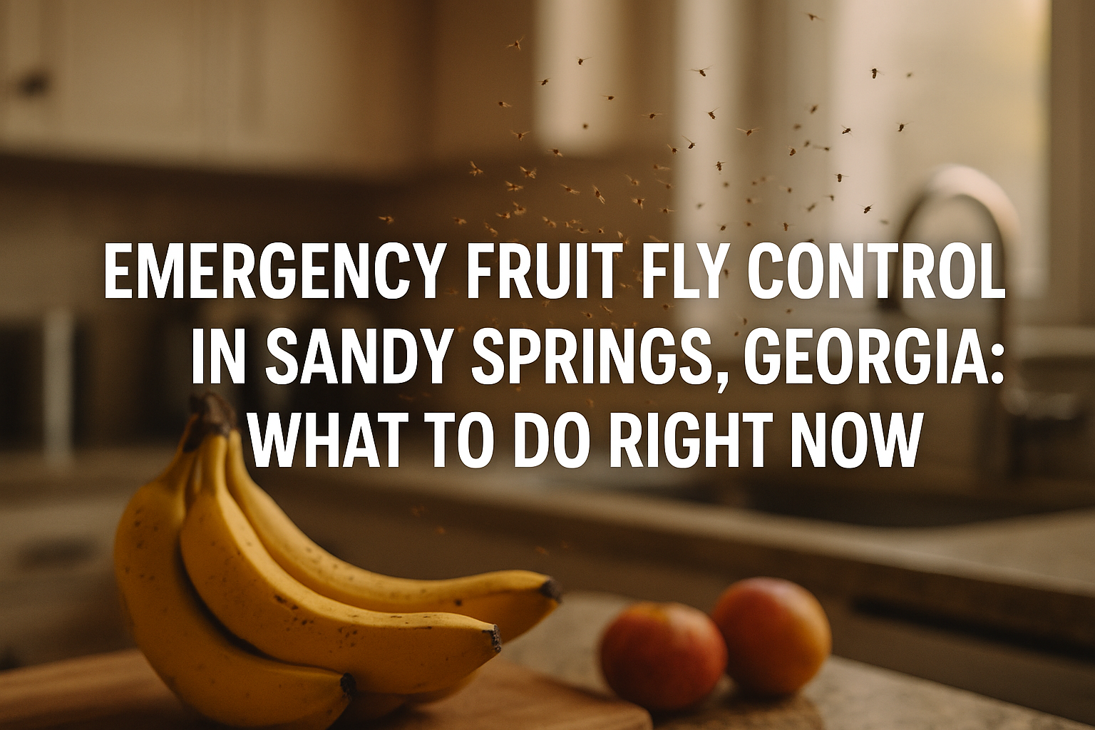 Emergency Fruit Fly Control in Sandy Springs, Georgia