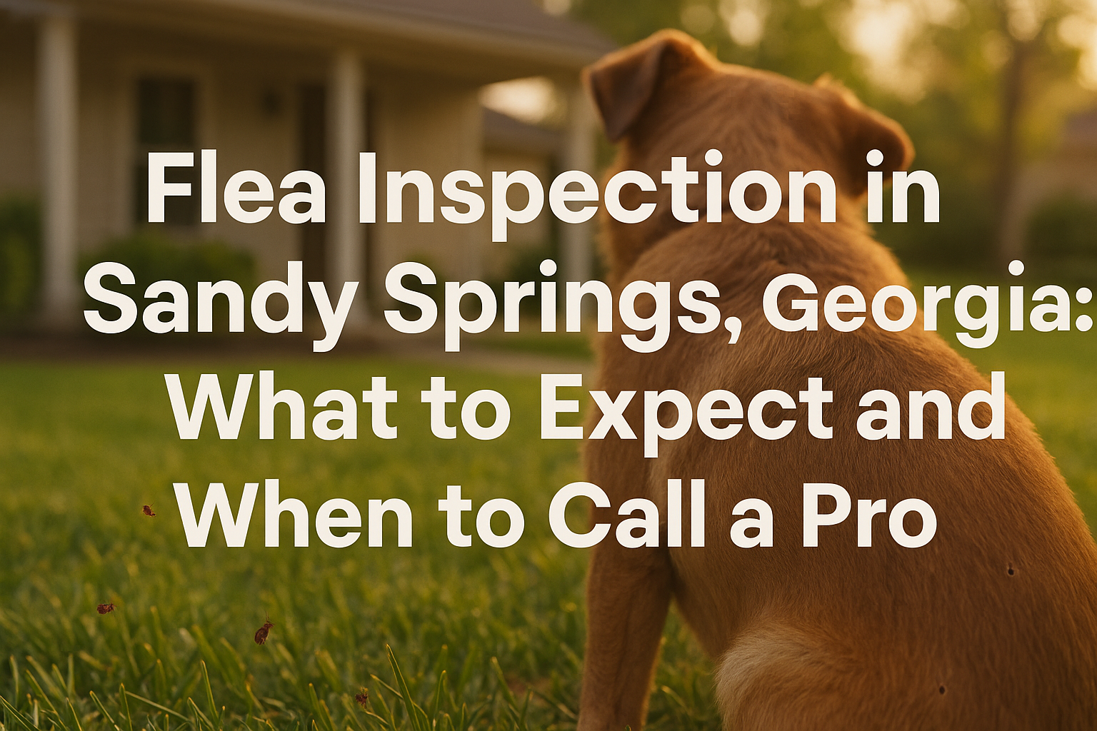 Flea Inspection in Sandy Springs, Georgia
