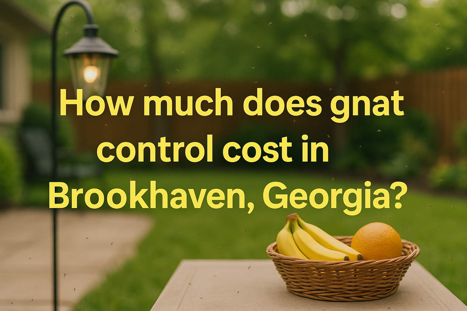 Gnat Control Cost in Brookhaven, Georgia