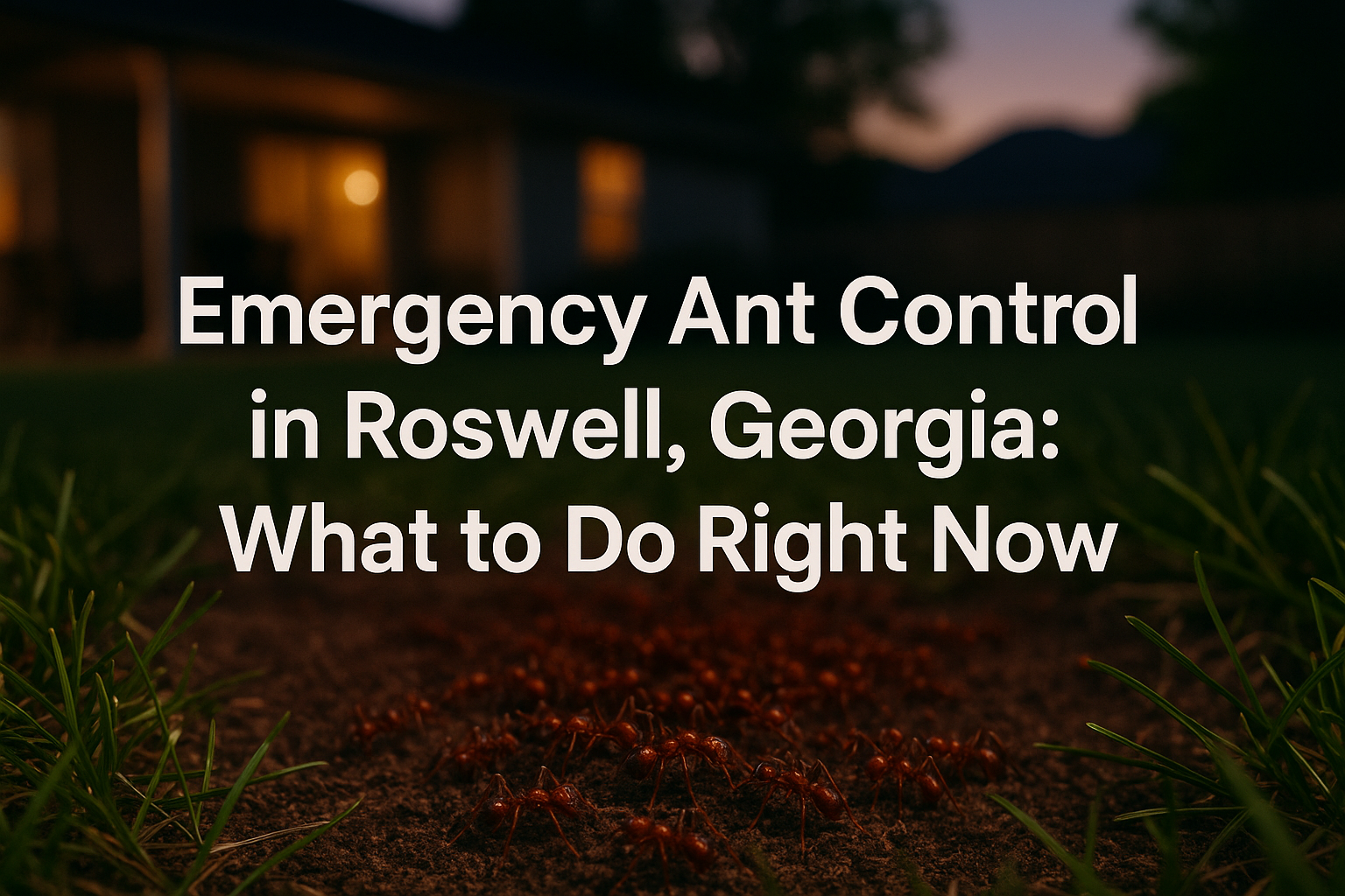 Ant Control Roswell, Georgia