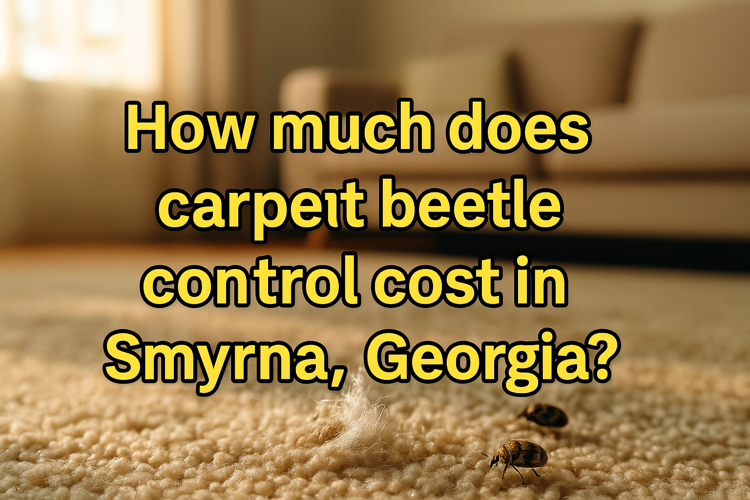 Carpet Beetle Control Smyrna, GA
