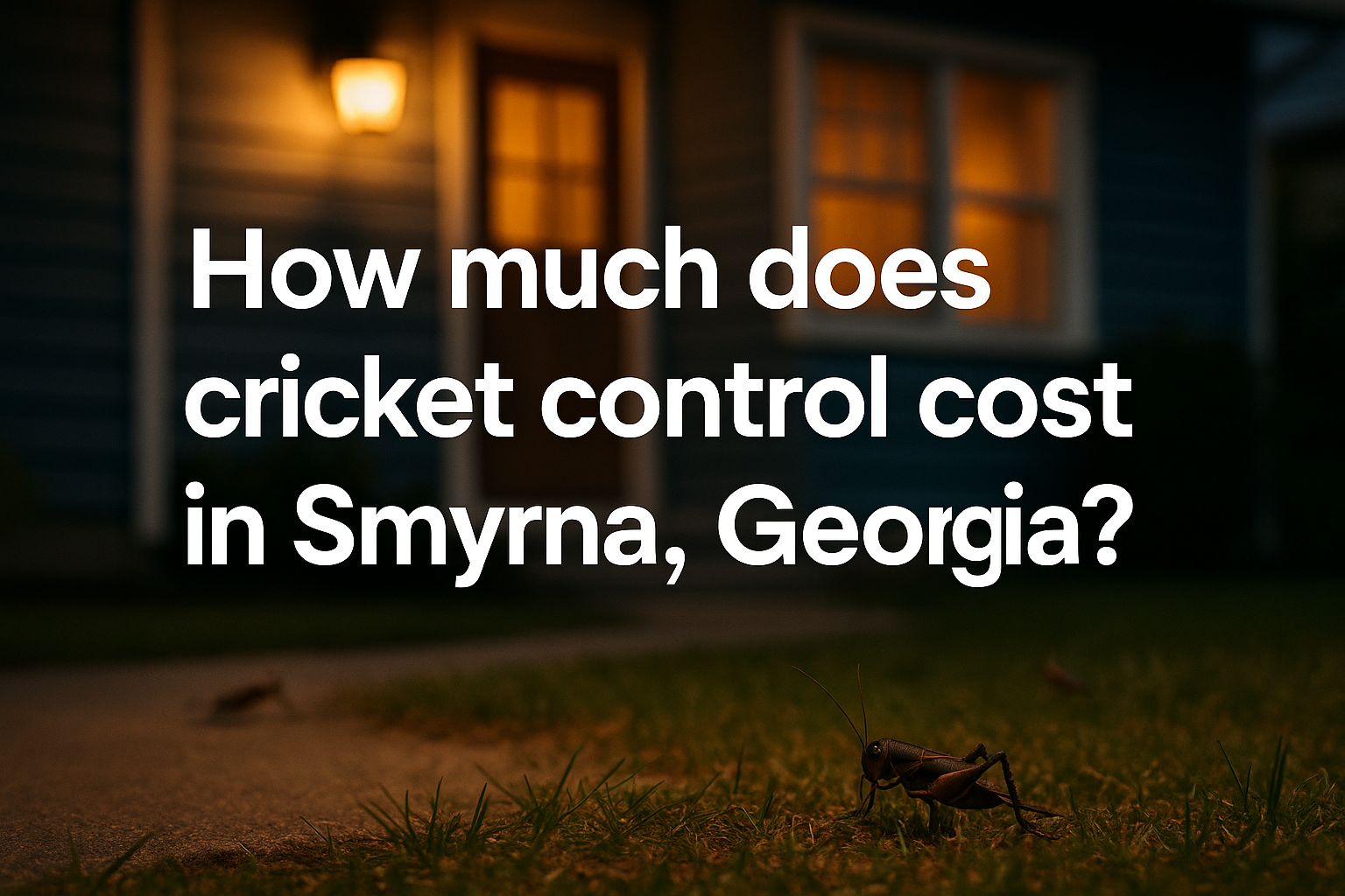 Cricket control Smyrna, Georgia